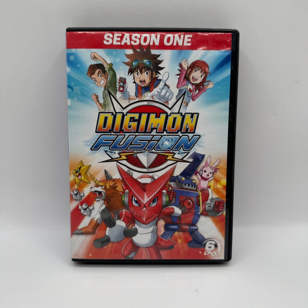 Flatiron Digimon Fusion DVD Season One Kids Multicolor 6-Disc Set 30 Episodes